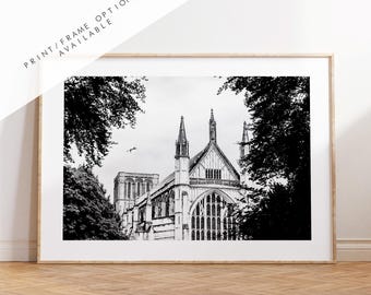 Winchester Black and White Photography Print - Hampshire Photography Prints - Wall Art -  Frame and Canvas Options - Landscape  - UK