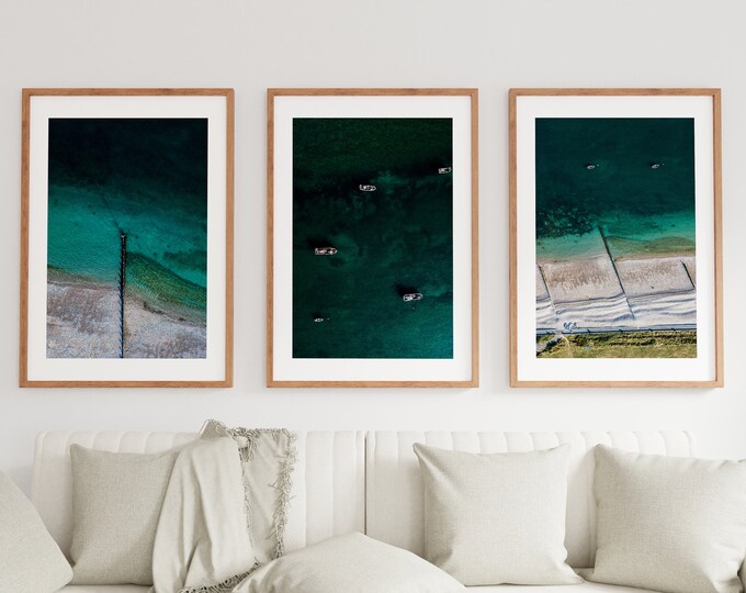 UK Coastal Photography Print Set - Coastal Photography Print Set - Coastal Wall Art - Coastal Home Decor - Neutral - Minimalist - Selsey