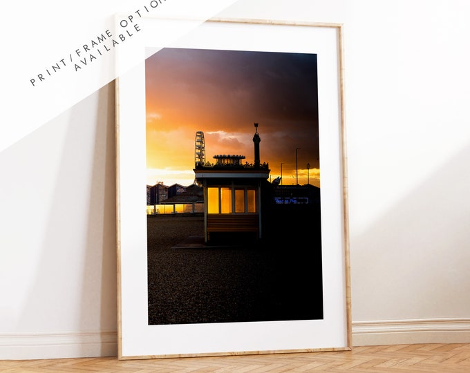Southsea Print - Photography Print - Portsmouth and Southsea Prints - Wall Art -  Frame and Canvas Options - Portrait
