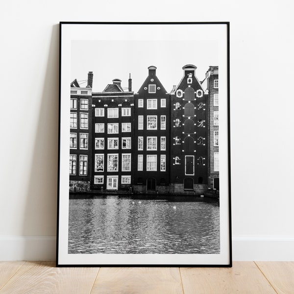 Amsterdam Fotografie Afdrukken - Muur Kunst - Poster - Modern Minimalistisch - Giclee Afdrukk - nNederland en - Kunstafdruk - Geschenk -