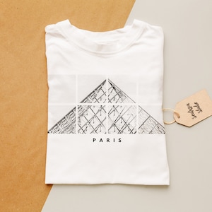 Paris T shirt - Mens or Womens Fits Available - Classic or Premium Crewneck - TShirt - T-shirt - Tee - Gift - Unisex - Made to Order