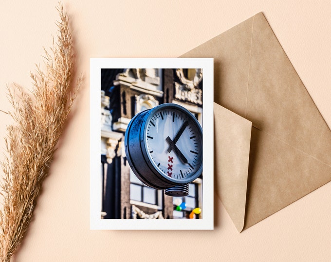 Amsterdam Greeting Card - Greeting Card - Blank Inside - Birthday - Anniversary - Mothers Day - Fathers Day - Holiday - Greetings Card