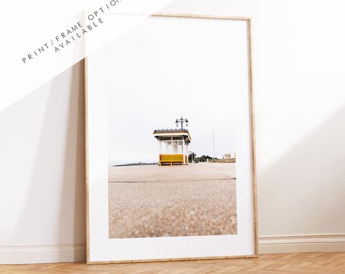 Southsea Shelters - Photography Print - Portsmouth and Southsea Prints - Wall Art -  Frame and Canvas Options - Portrait