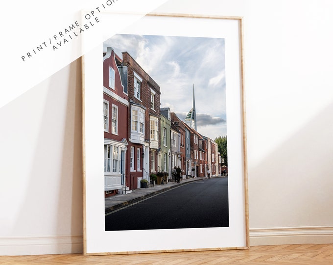 Old Portsmouth - Photography Print - Portsmouth and Southsea Prints - Wall Art -  Frame and Canvas Options - Portrait