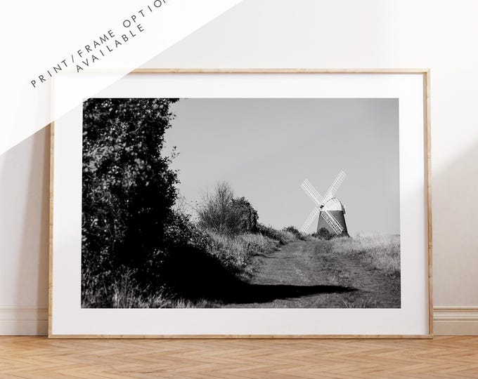 Halnaker Windmill Photography Print - West Sussex Photography Prints - Wall Art -  Frame and Canvas Options - Landscape  - UK