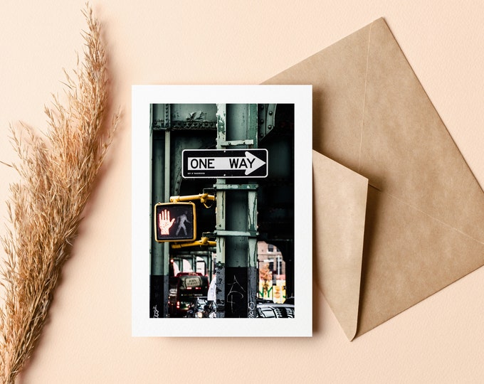 New York Greeting Card - Flat Iron - Blank Inside - Birthday - Anniversary - Mothers Day - Fathers Day - Thank You - Holiday - Thanksgiving