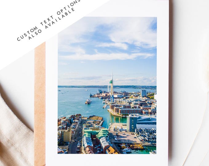 Portsmouth Greeting Card - Portsmouth and Southsea Photography Greeting Cards - Envelope Included - Birthday - Wedding - Anniversary