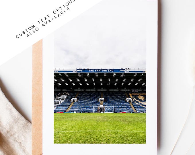 Fratton Park Greeting Card - Portsmouth and Southsea Photography Greeting Cards - Envelope Included - Birthday - Wedding - Anniversary