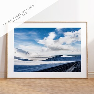 Mountain Landscape Print - Iceland Photography Print - Iceland Wall Art - Iceland Poster - Landscape - Winter Landscape - Mountains - Gift