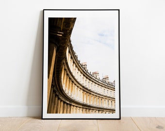 Bath Crescent Print - Architecture Photography Print - Fine Art Photography - Wall Art - Poster - Print - UK - City - Bath City - Bath Photo