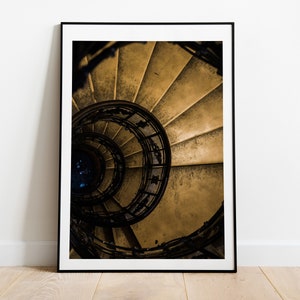 Minimalist  Stairway Print - Neutral Wall Art - Minimalist Prints - Architecture Wall Art - Neutral Print - Budapest - Budapest Print