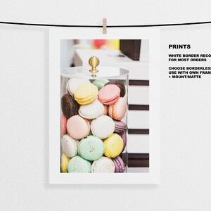 Macarons Print Paris Photography Print Fine Art Photography Paris Wall Art Paris Print Poster Paris Art Kitchen Wall Art image 3