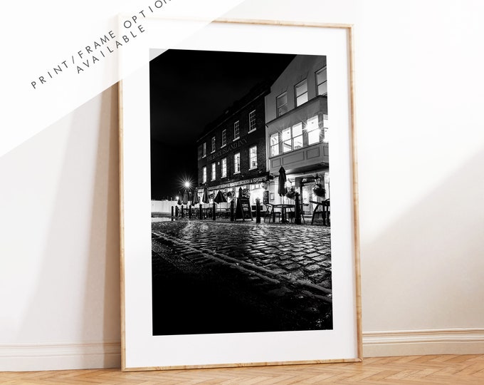 Spice Island - Photography Print - Portsmouth and Southsea Prints - Wall Art -  Frame and Canvas Options - Portrait - BW