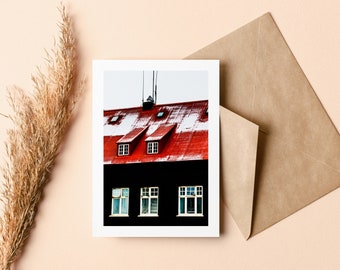 Scandinavian Greeting Card - Christmas Greeting Card - Greeting Card - Blank Inside - Holidays - Christmas - Nature - Snow - Xmas - Gift