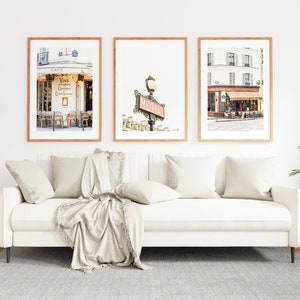 Paris Wall Art Print Set of Three - Paris Photography Prints - Contemporary - Neutral Decor - Paris Prints - Paris Poster - Paris Art