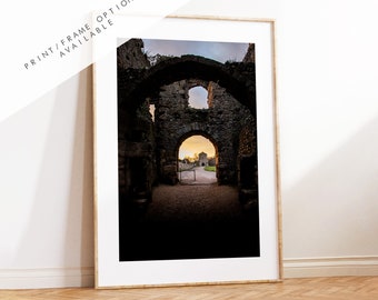 Portchester Castle - Photography Print - Portsmouth and Southsea Prints - Wall Art -  Frame and Canvas Options - Portrait