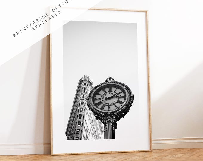 Fifth Avenue Print - NYC Photography Print - New York City - Prints or Framed Prints available - Black and White Photography