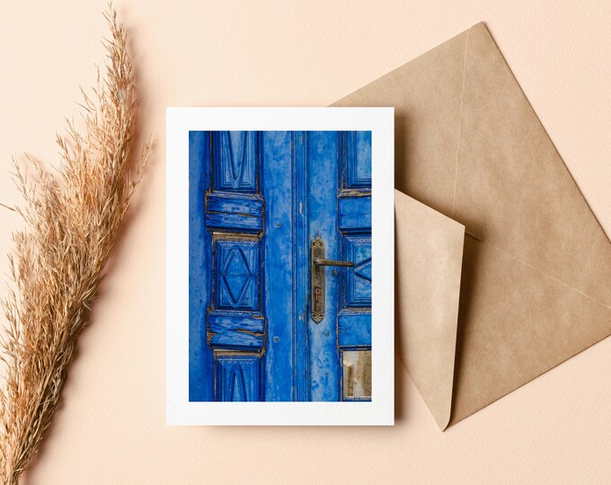 Santorini Greeting Card - Greeting Card - Blank Inside - Birthday - Anniversary - Mothers Day - Fathers Day - Holiday - Greetings Card