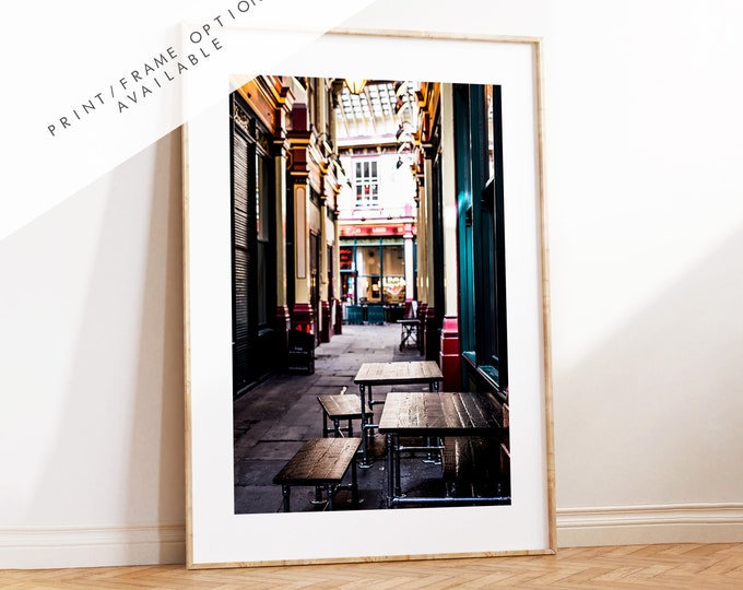 Leadenhall Market -  London Photography Print - Fine Art Photography - London Print - Poster - Wall Art - Leadenhall Market Print - Colour