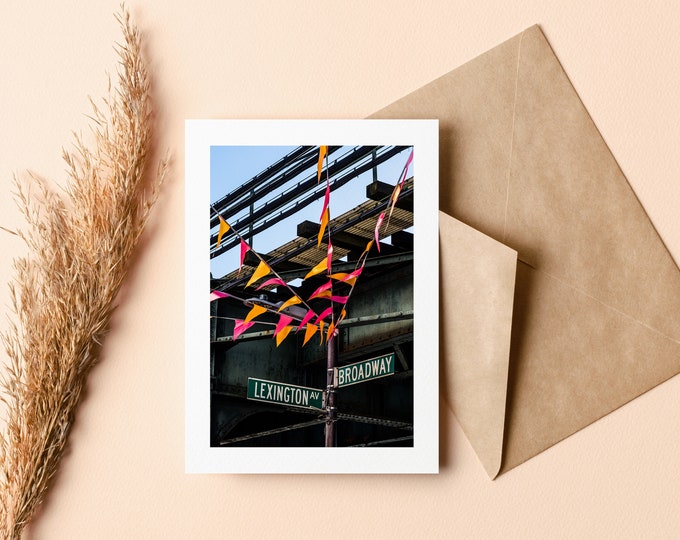 New York Greeting Card - Brooklyn - Blank Inside - Birthday - Anniversary - Mothers Day - Fathers Day - Thank You - Holiday