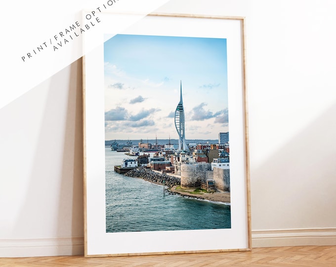 Portsmouth Print -  Photography Print - Portsmouth and Southsea Prints - Wall Art -  Frame and Canvas Options - Portrait