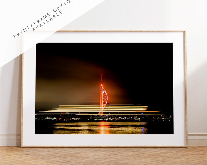 Spinnaker Tower - Photography Print - Portsmouth and Southsea Prints - Wall Art -  Frame and Canvas Options - Landscape