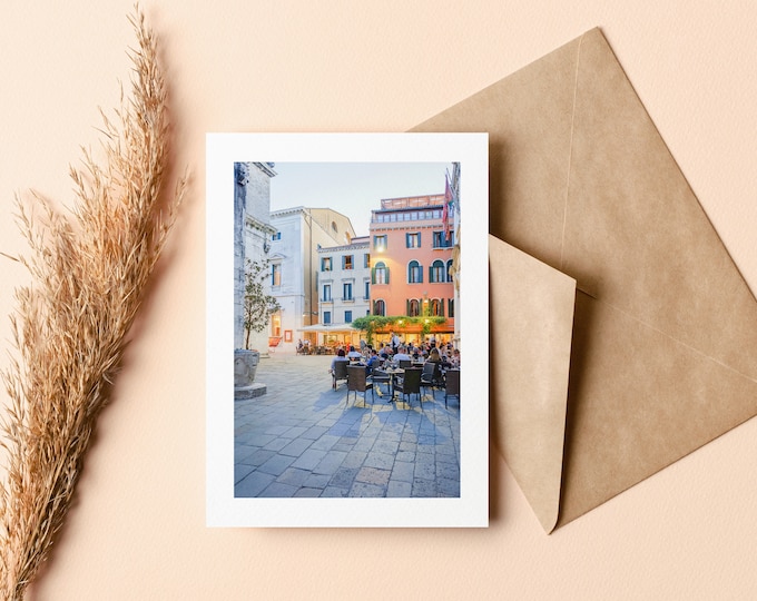 Venice Greeting Card - Greeting Card - Blank Inside - Birthday - Anniversary - Mothers Day - Fathers Day - Holiday - Greetings Card