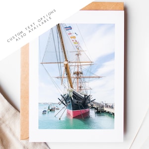 HMS Warrior Greeting Card - Portsmouth e Southsea Photography Biglietti d'auguri - Busta inclusa - Compleanno - Matrimonio - Anniversario
