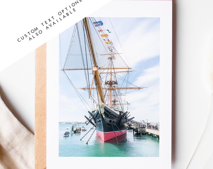 HMS Warrior Greeting Card - Portsmouth and Southsea Photography Greeting Cards - Envelope Included - Birthday - Wedding - Anniversary
