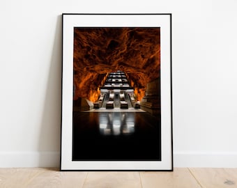 Radhuset - Stockholm Photography Print - Stockholm Metro - Modern - Urban Photography - Industrial - Contemporary - Minimalist - Poster
