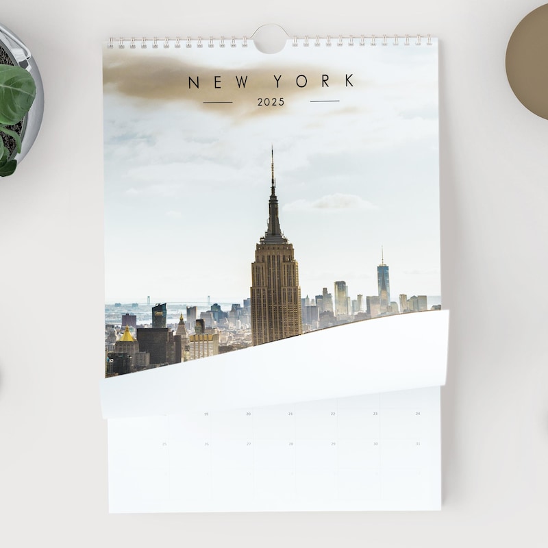 Nyc 2025 desk calendars Etsy.de