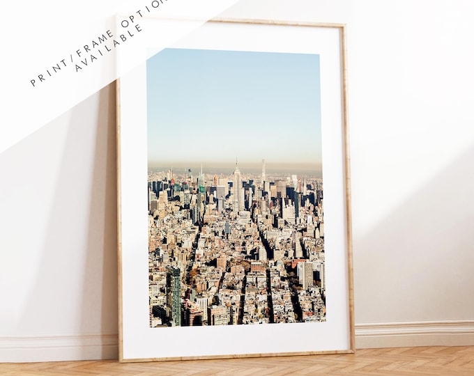 New York Skyline Print - NYC Photography Print - New York City - Prints or Framed Prints available - New York City Wall Art