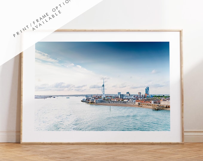 Portsmouth Print - Photography Print - Portsmouth and Southsea Prints - Wall Art -  Frame and Canvas Options - Landscape