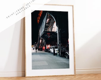 Brooklyn Print - Under the Tracks  - New York Print - Fine Art Photography Print - New York Photography  - NYC Poster  - Urban Photography