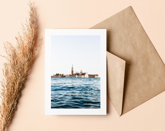 Venice Greeting Card - Greeting Card - Blank Inside - Birthday - Anniversary - Mothers Day - Fathers Day - Holiday - Greetings Card