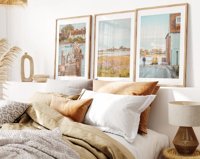 Bosham Print Set x3 - Prints or Framed Prints - Print Set of Three - Bosham Photography Prints - West Sussex Photography