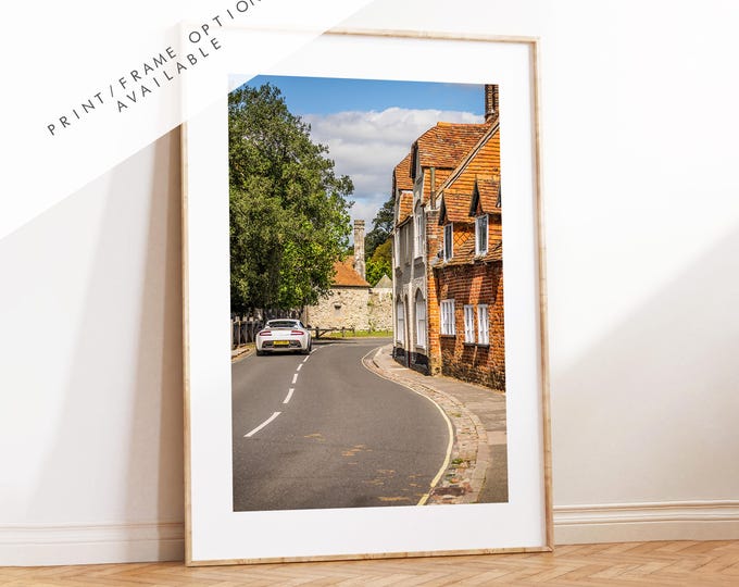 Beaulieu Village Photography Print - Hampshire Photography Prints - Wall Art -  Frame and Canvas Options - Portrait  - UK
