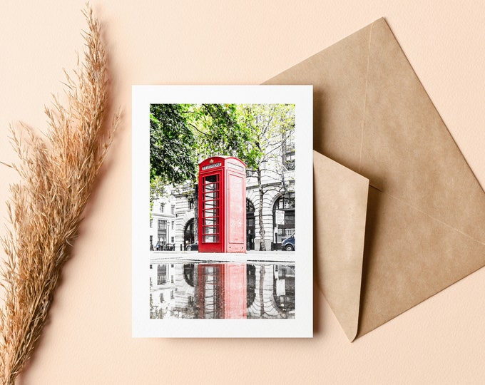London Greeting Card - Greeting Card - Blank Inside - Birthday - Anniversary - Mothers Day - Fathers Day - Holiday - Greetings Card