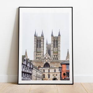 Lincoln Print - Fine Art Photography Print - Lincoln Photography - Lincoln Poster - Lincoln Wall Art - Lincoln Cathedral - City - UK