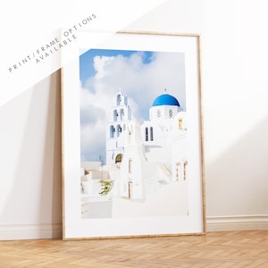 Santorini Print - Griechenland - Druck - Poster - Santorini Fotografie - Griechenland Wandkunst - Portrait - Santorini Poster - Santorini Wandkunst