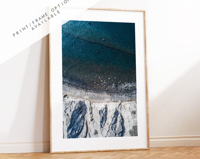 White Beach Santorini - Santorini Photography Print - Vlychada - Coastal Decor - Coastal Wall Art - Beach - Beach Print - Beach Photo