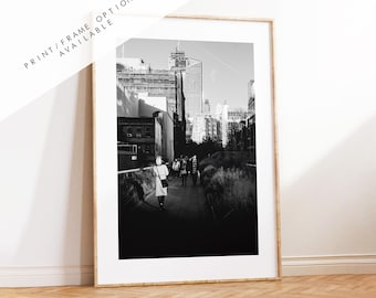 High Line Park Print - NYC Photography Print - New York City - Prints or Framed Prints available - Black and White Photography