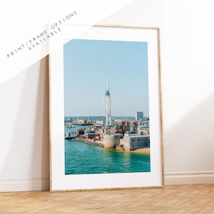 Spinnaker Tower - Photography Print - Portsmouth and Southsea Prints - Wall Art -  Frame and Canvas Options - Portrait