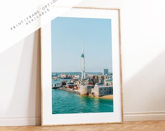 Spinnaker Tower - Photography Print - Portsmouth and Southsea Prints - Wall Art -  Frame and Canvas Options - Portrait