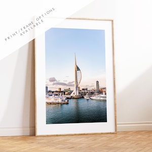 Spinnaker Sunset - Photography Print - Portsmouth and Southsea Prints - Wall Art -  Frame and Canvas Options - Portrait
