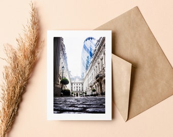 Tarjeta de felicitación de Londres - Tarjeta de felicitación - Interior en blanco - Cumpleaños - Aniversario - Día de la Madre - Día del Padre - Vacaciones - Tarjeta de felicitación