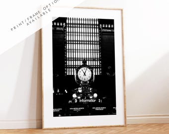 Grand Central Station Print - NYC Photography Print - New York City - Prints or Framed Prints available - Black and White Photography