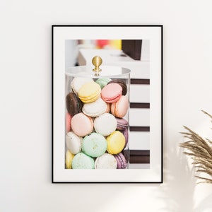 Macarons Print Paris Photography Print Fine Art Photography Paris Wall Art Paris Print Poster Paris Art Kitchen Wall Art image 1