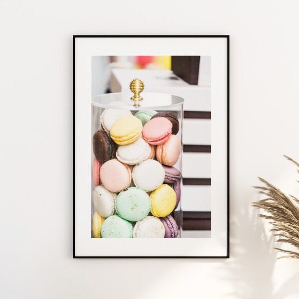 Macarons Print - Paris Photography Print - Fine Art Photography - Paris Wall Art - Paris - Print - Poster - Paris Art - Kitchen Wall Art