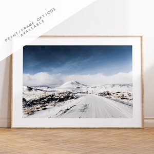 Iceland Landscape Print - Iceland Photography Print - Iceland Wall Art - Iceland Poster - Landscape - Mountains - Contemporary - Minimalist